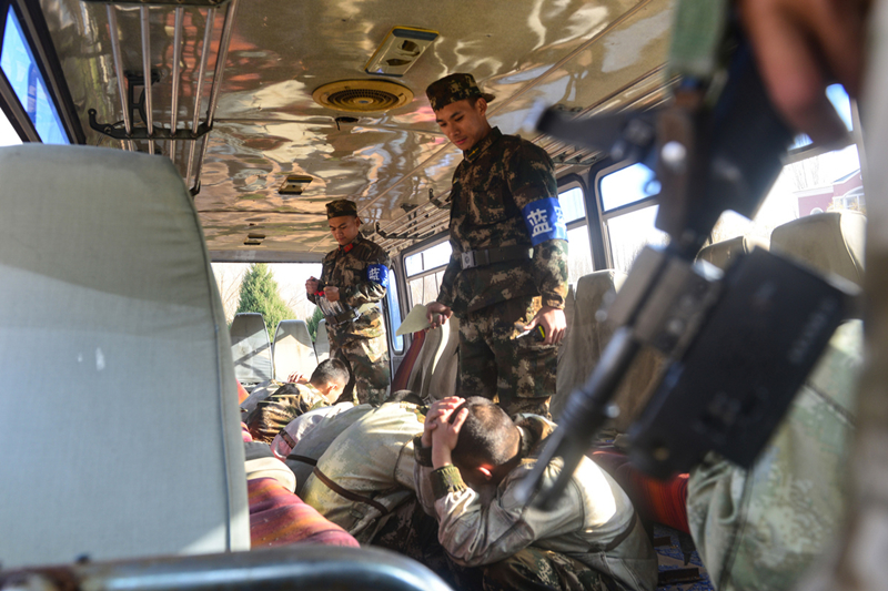 Armed police training underway in Shanxi