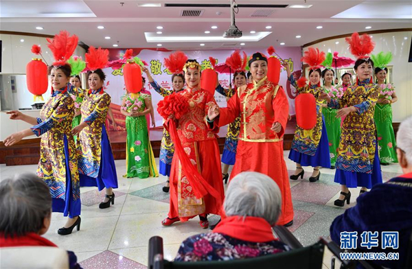 Taiyuan rest home celebrates New Year