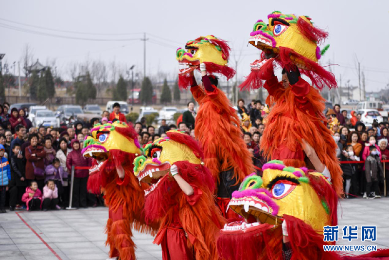 Shehuo welcomes Lantern Festival in Yuncheng