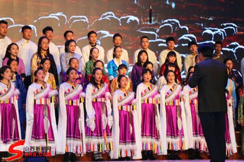 Tibetan students celebrate Tibetan New Year in Shanxi