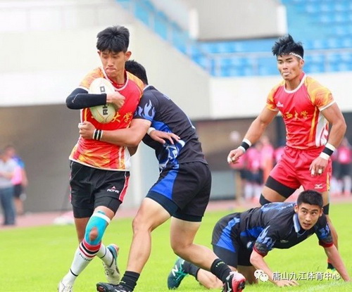 Shanxi University shines at national rugby sevens
