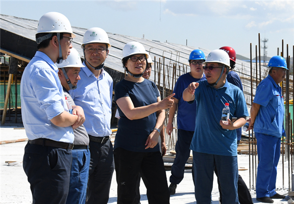 SXU officials pay a visit to Dongshan new campus