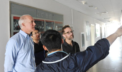 UNC Charlotte delegation visits Shanxi University