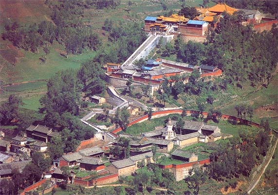 Buddhist architecture on Mount Wutai