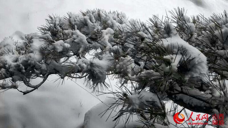 Picturesque Mount Wutai at beginning of winter