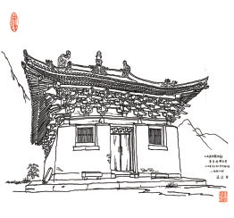 Shanxi historic building sketches all the rage on China's social media