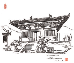 Shanxi historic building sketches all the rage on China's social media