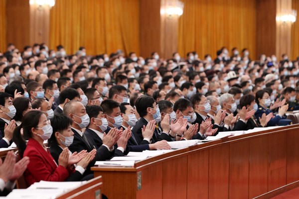 China's national legislature starts 2nd plenary meeting of annual session