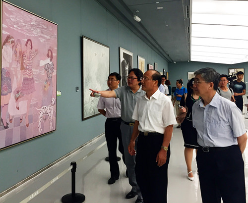 University grads get their own art exhibition in Shandong