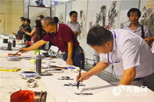 Art expo gets underway in Tai'an