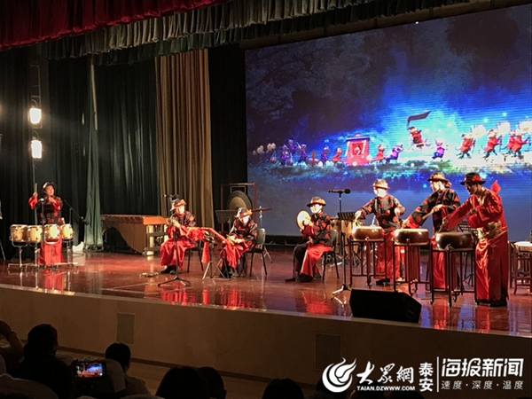 Taishan district hosts first percussion concert