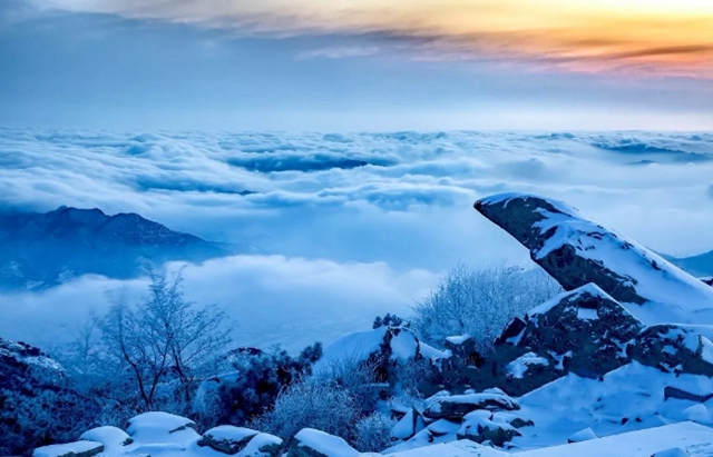 Enjoy the winter views in Tai'an