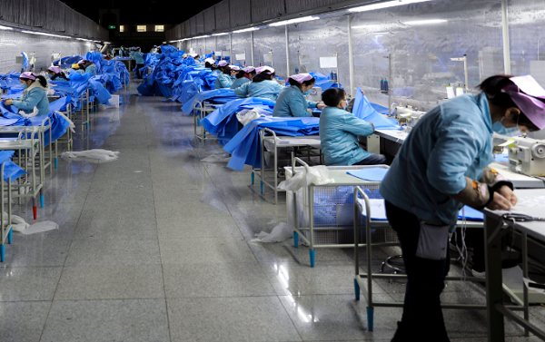 Tai'an textile company supports workers amid virus outbreak