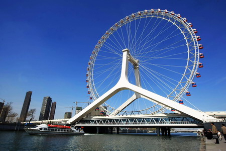 'Eye of Tianjin' opens to tourists