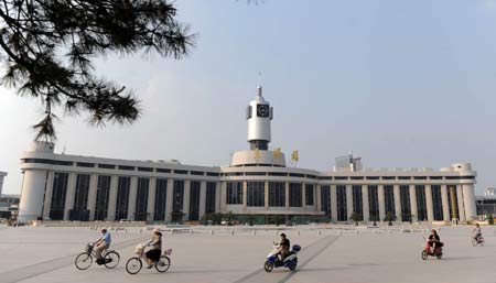 Newly renovated Tianjin Railway Station