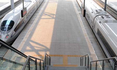 Newly renovated Tianjin Railway Station