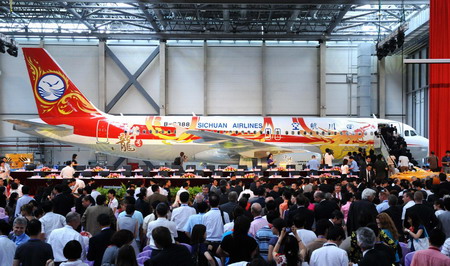 Airbus delivers 1st China-assembled A320 jet