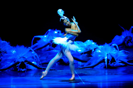 Ballet dancers rehearse in Tianjin