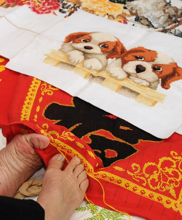 Armless embroiderer heads to Expo for exhibition