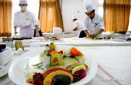 Cooking competition kicks off in Tianjin