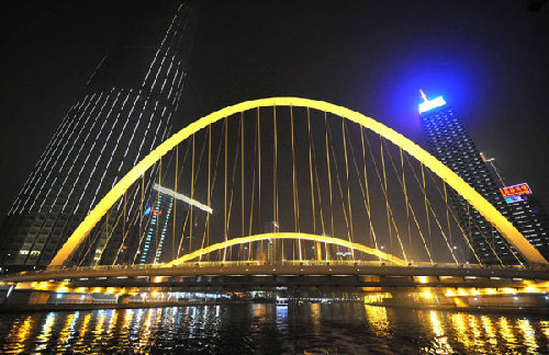 Tianjin shines to welcome Davos Forum