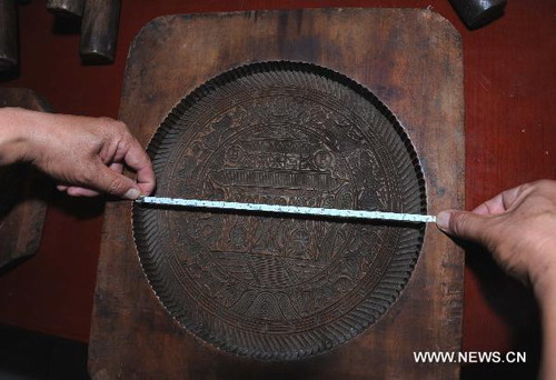 1,000 pieces of moon cake molds collected in Tianjin