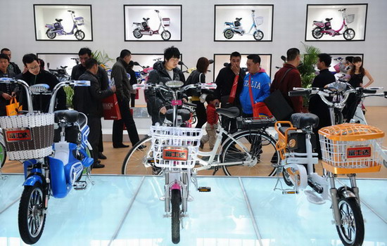 E-bike show kicks off in Tianjin