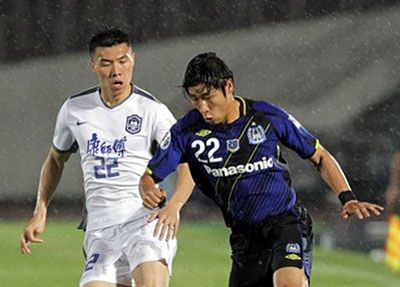 Osaka Gambam beats Tianjin Taida, both into last 16