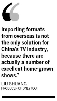 Chinese reality show format preps for export