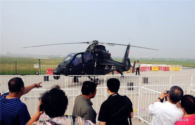 2nd China Helicopter Exposition attracts about 300 exhibitors