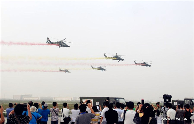 2nd China Helicopter Exposition attracts about 300 exhibitors