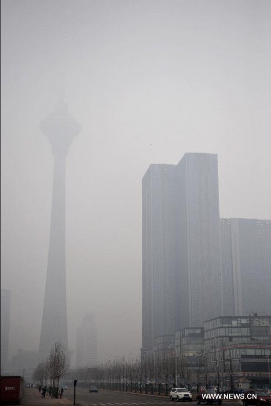 Smog covers Tianjin municipality