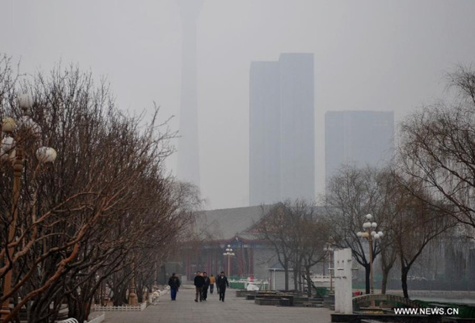 Smog covers Tianjin municipality