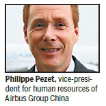 Airbus factory to add 300 jobs in Tianjin