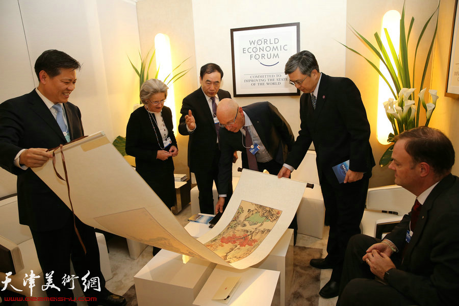 Chinese painting at Davos