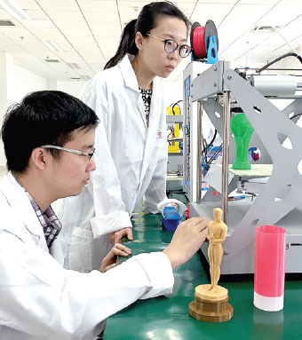 Tianjin institute exports 3-D printers to South America