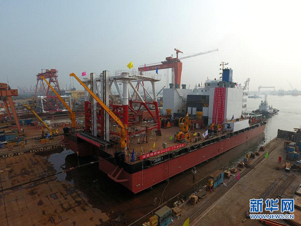 Internationally innovative OSV launches in Tianjin