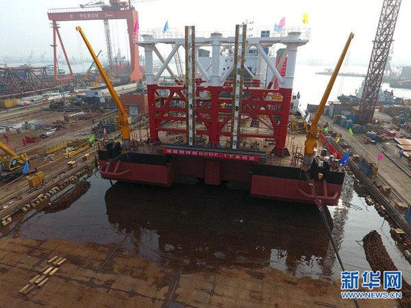 Internationally innovative OSV launches in Tianjin