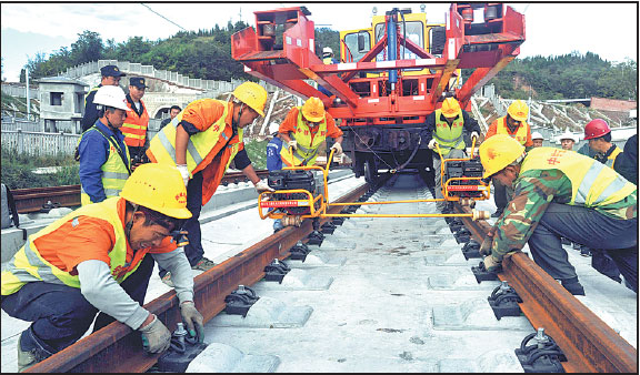 Development of China's transport network