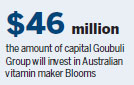 Goubuli invests in Aussie vitamin maker