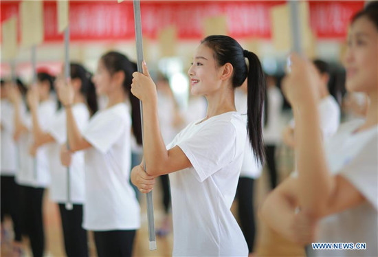 Students trained for upcoming 13th Chinese National Games