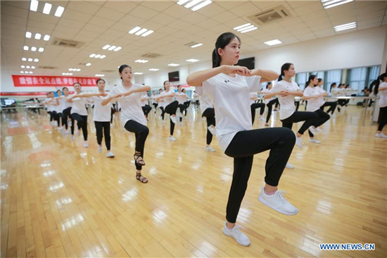 Students trained for upcoming 13th Chinese National Games