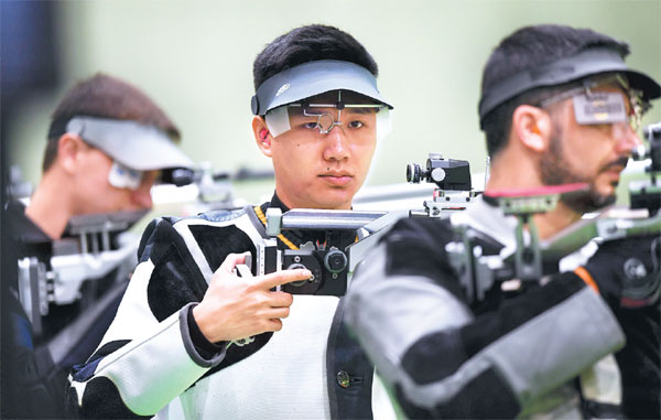 A young Chinese shooter has olympic dream in his crosshairs