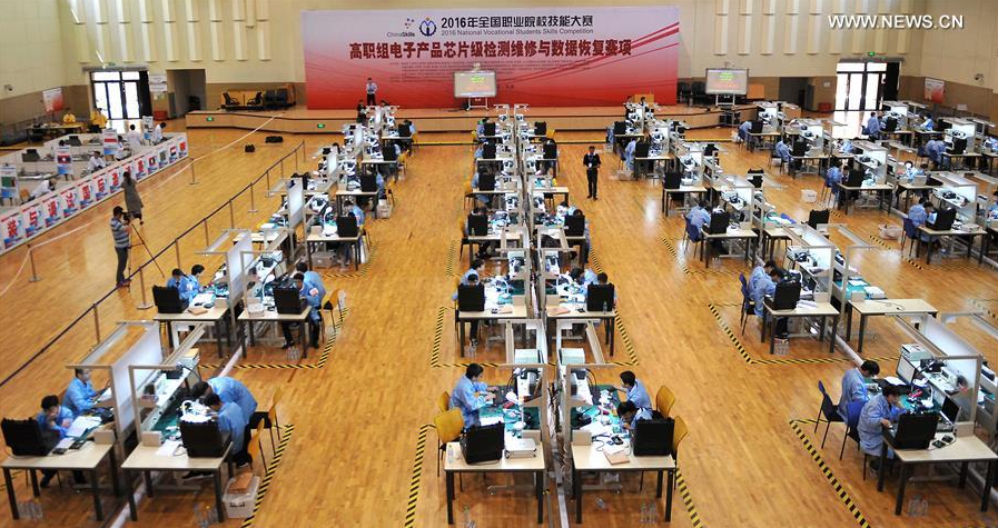 National Vocational Students Skills Competition kicks off in China's Tianjin