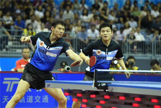 Fan Zhendong, Zhou Yu win men's doubles table tennis gold