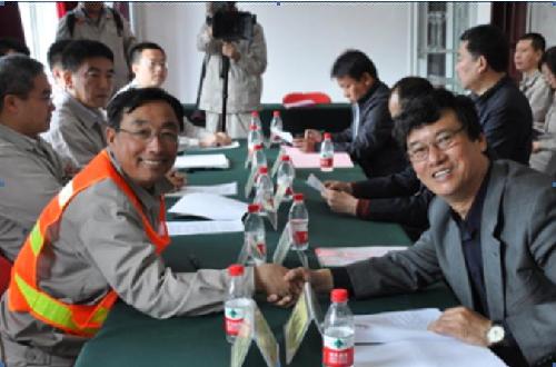 Tianjin Port delegation to Anshan