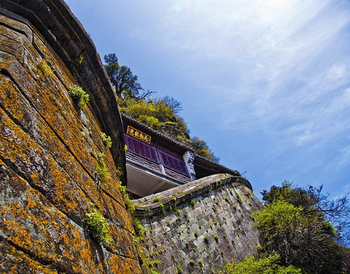 Spot on fabulous ancient architecture in Wudang