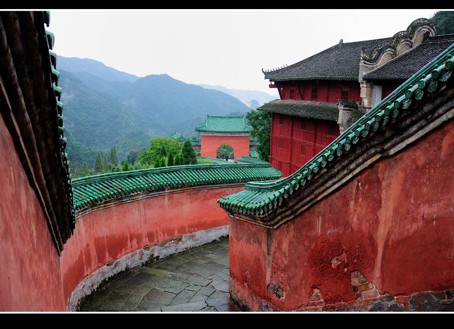 Ancient building complex in Wudang Mountain