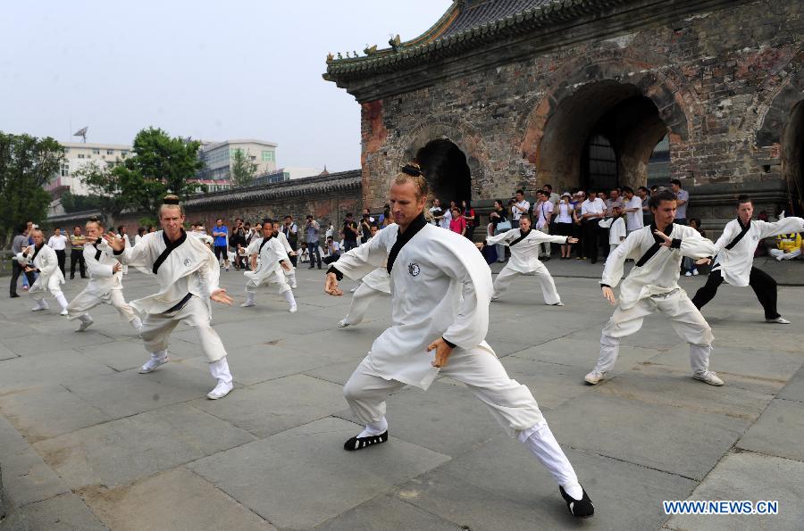 Foreign learners love Chinese martial arts