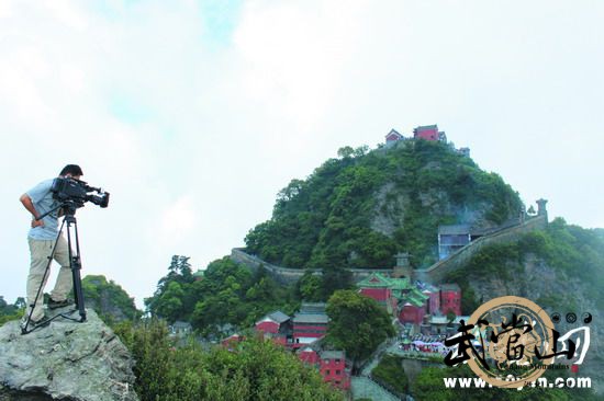 CCTV shoots series in Wudang